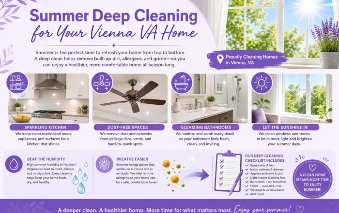 Summer Deep Cleaning for Vienna VA Homes - Virginia Housekeepers